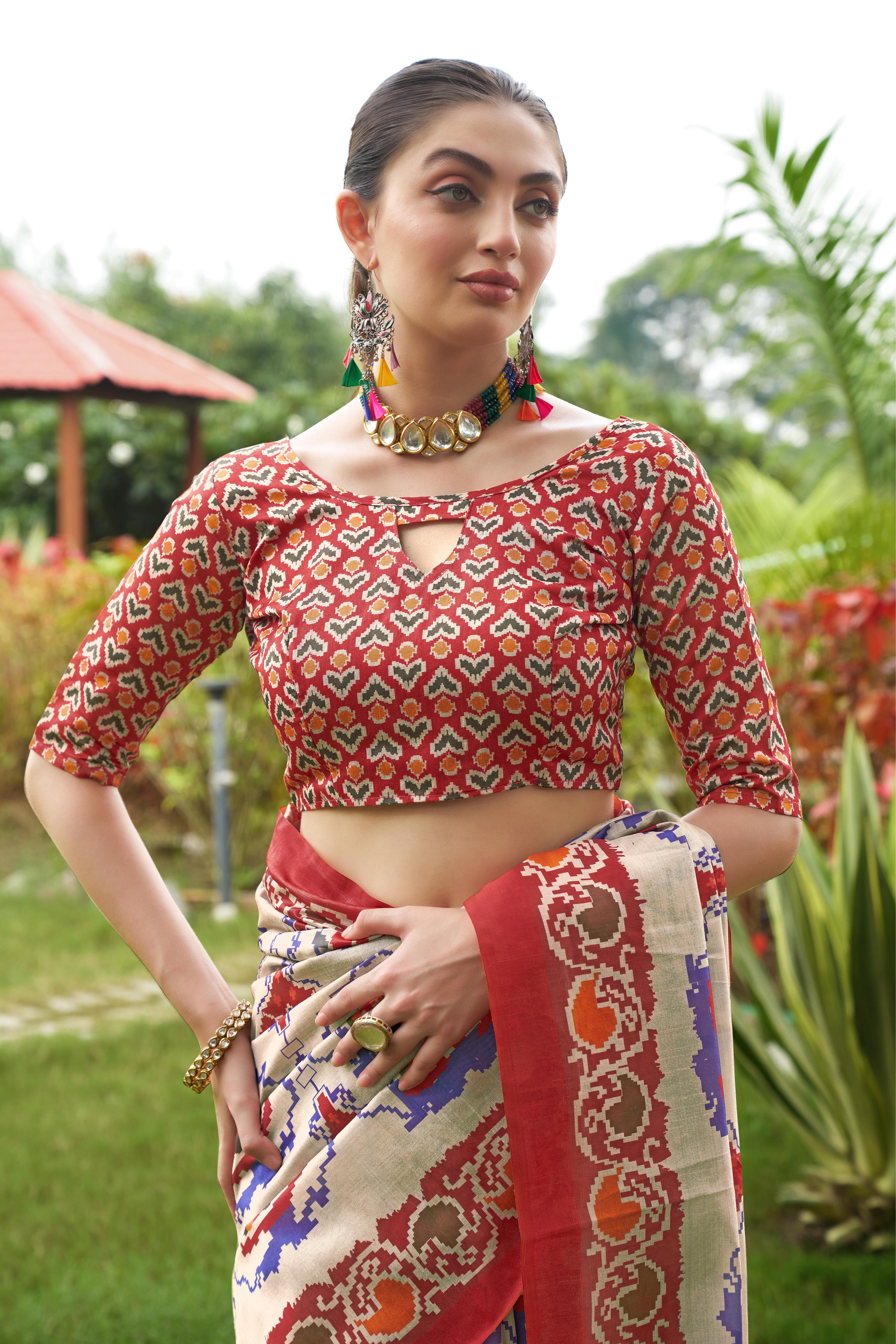 Mulk-1, Vibrant Kalamkari Silk Saree