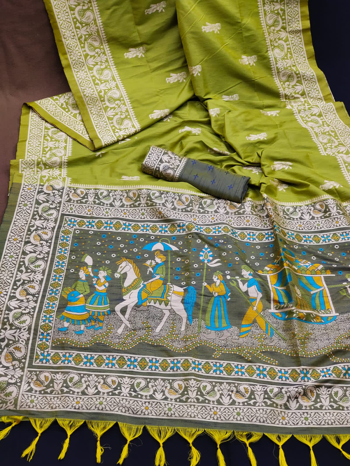 Tribal- Ethnic Motifs Woven Design Saree