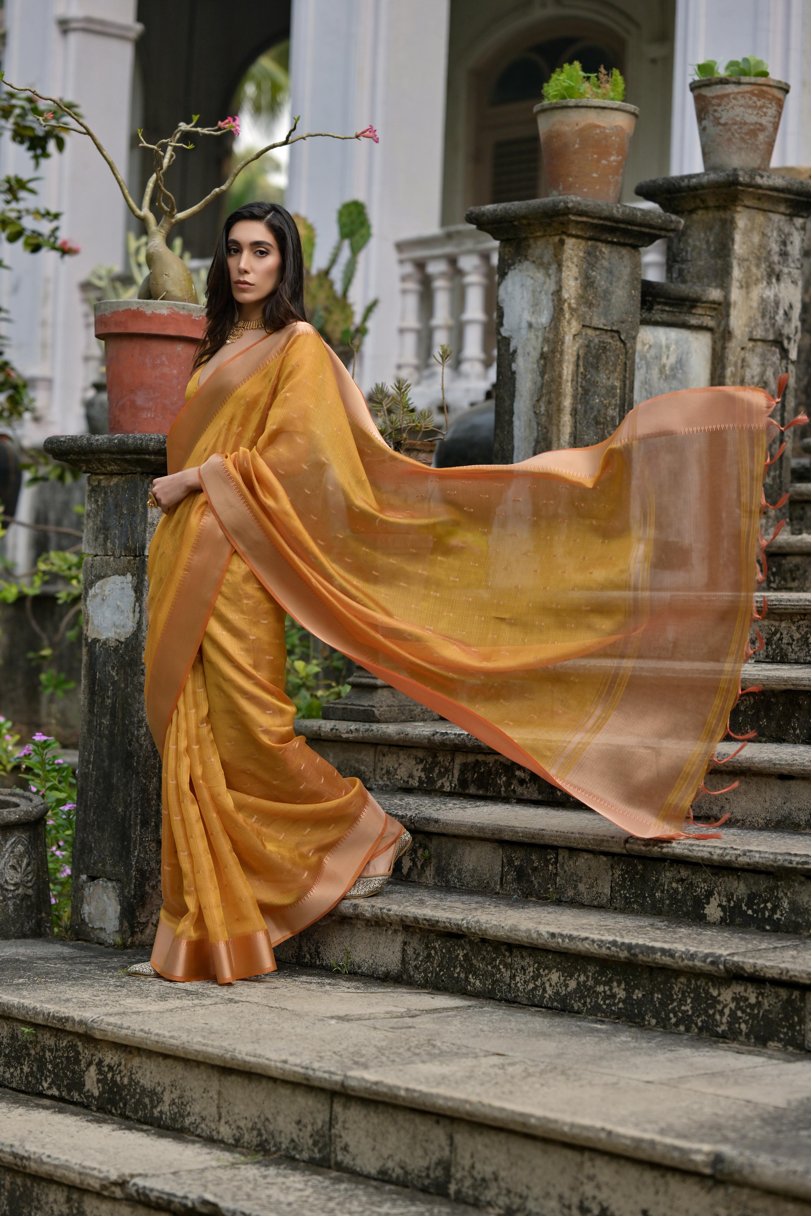 Kenvi- Cyan Soft Kalyani Silk Saree