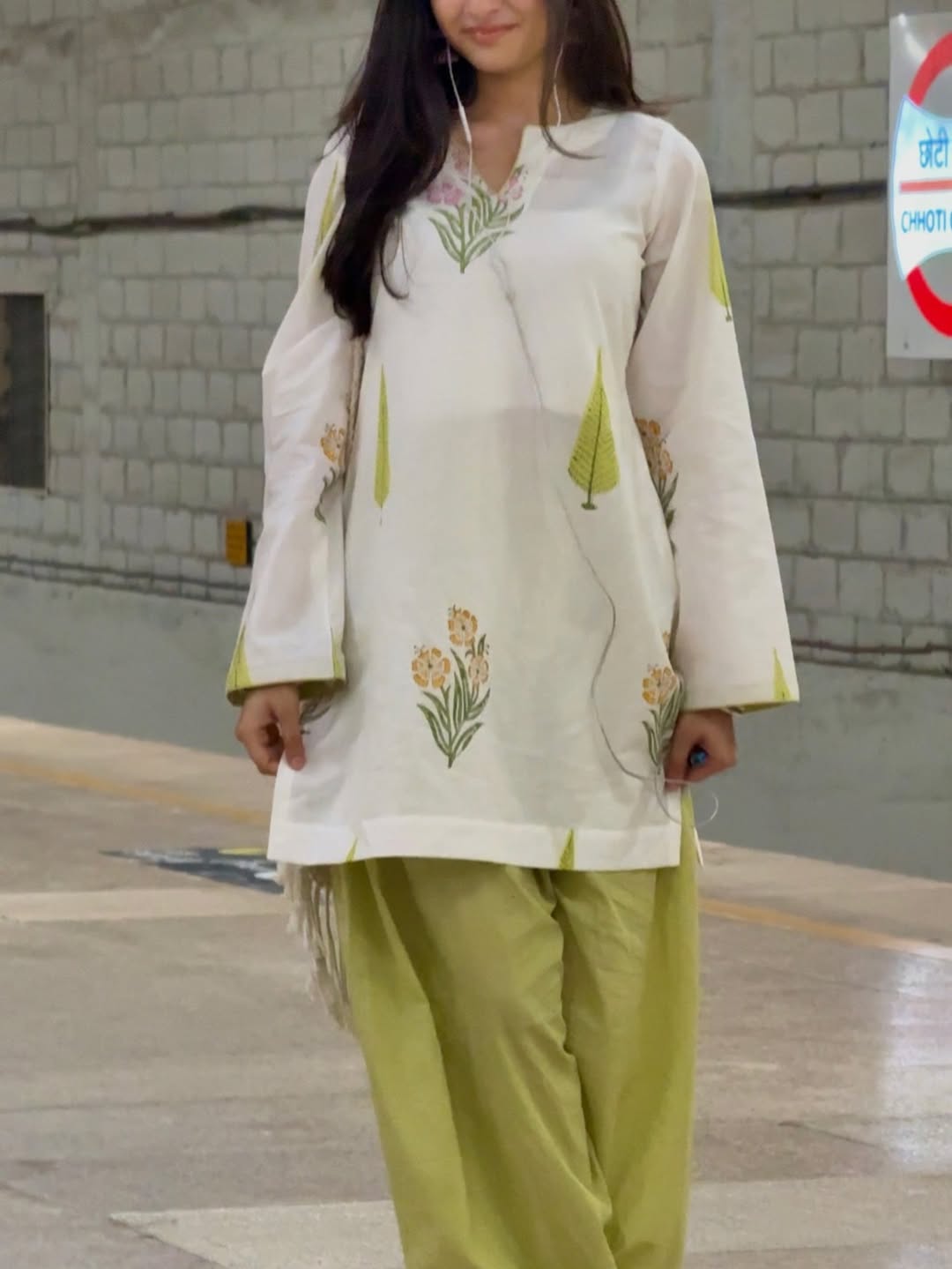 Premium Floral Printed Kurti Palazzo Set For Women
