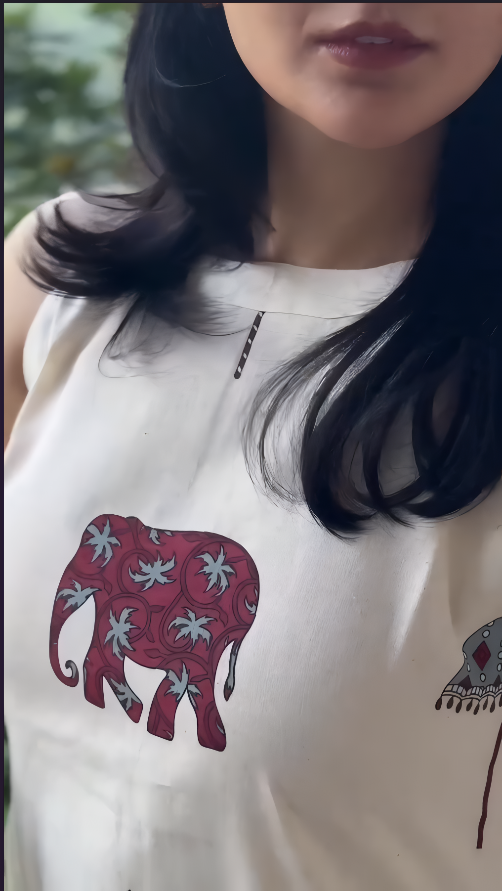 E&F- A must-have kurta set print work and soft fabric