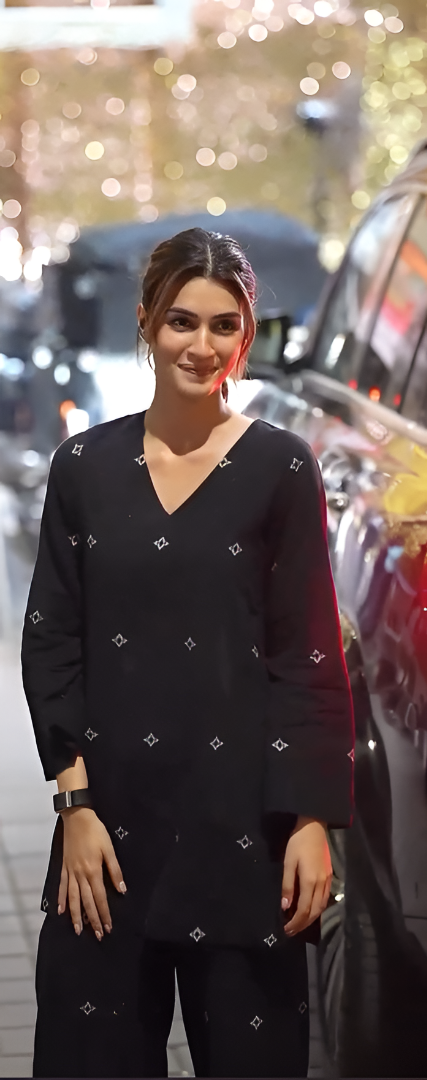 Kriti- A must-have kurta set print work and soft fabric