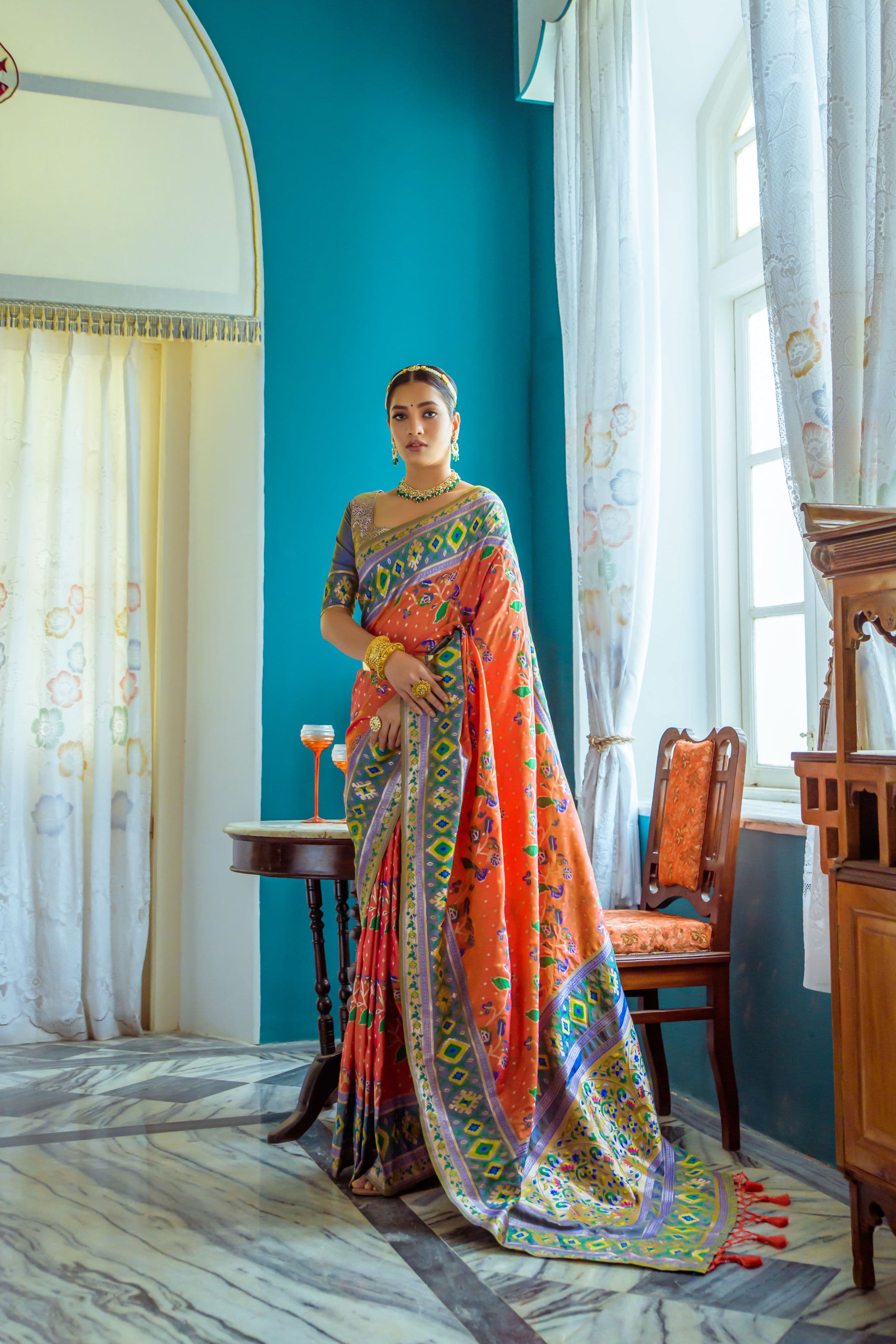 Queen- SUPERHIT DESIGN LAUNCHING IN PAITHANI PATOLA CONCEPT