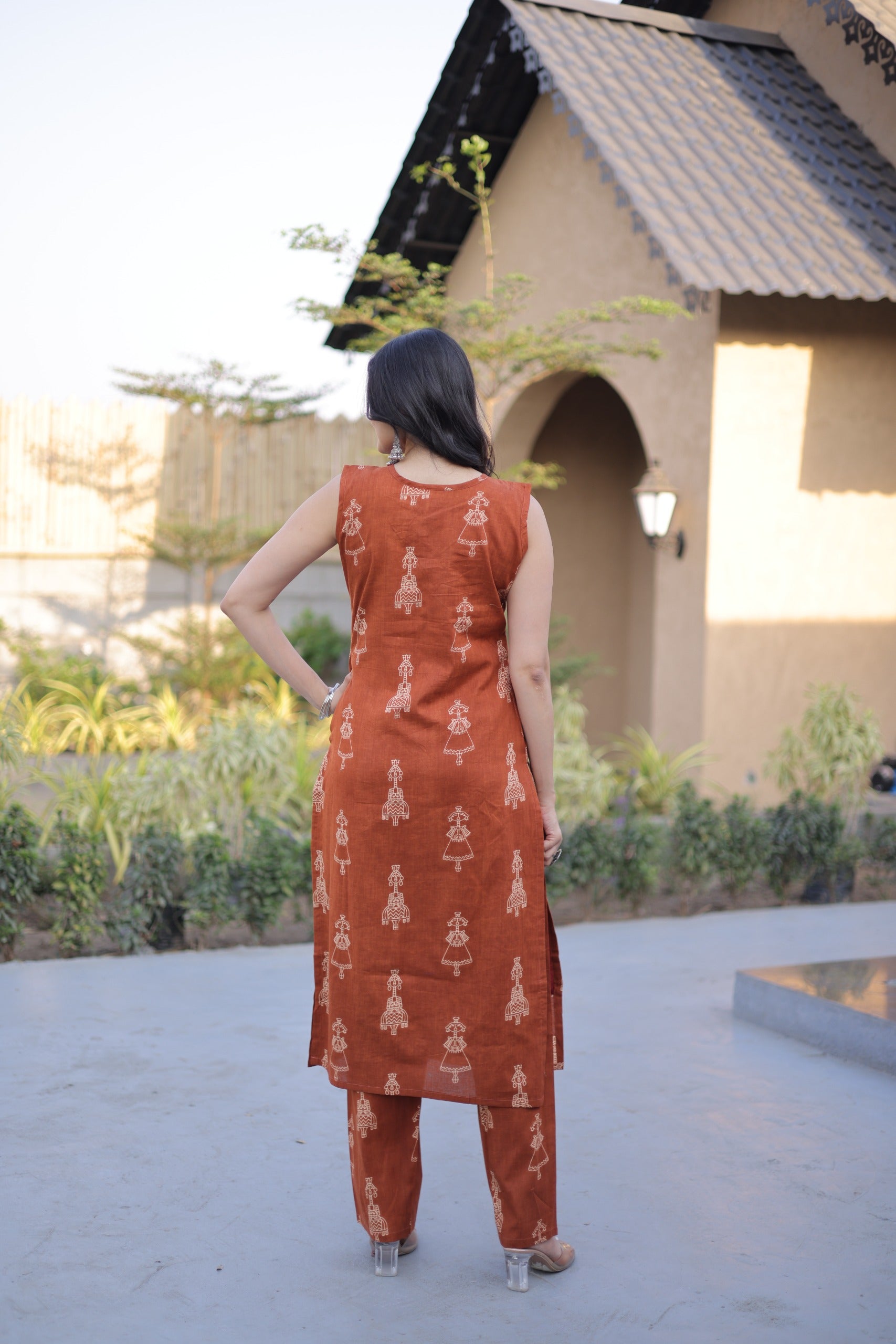Modern Ethnic Wear Kurta set Set for Girls
