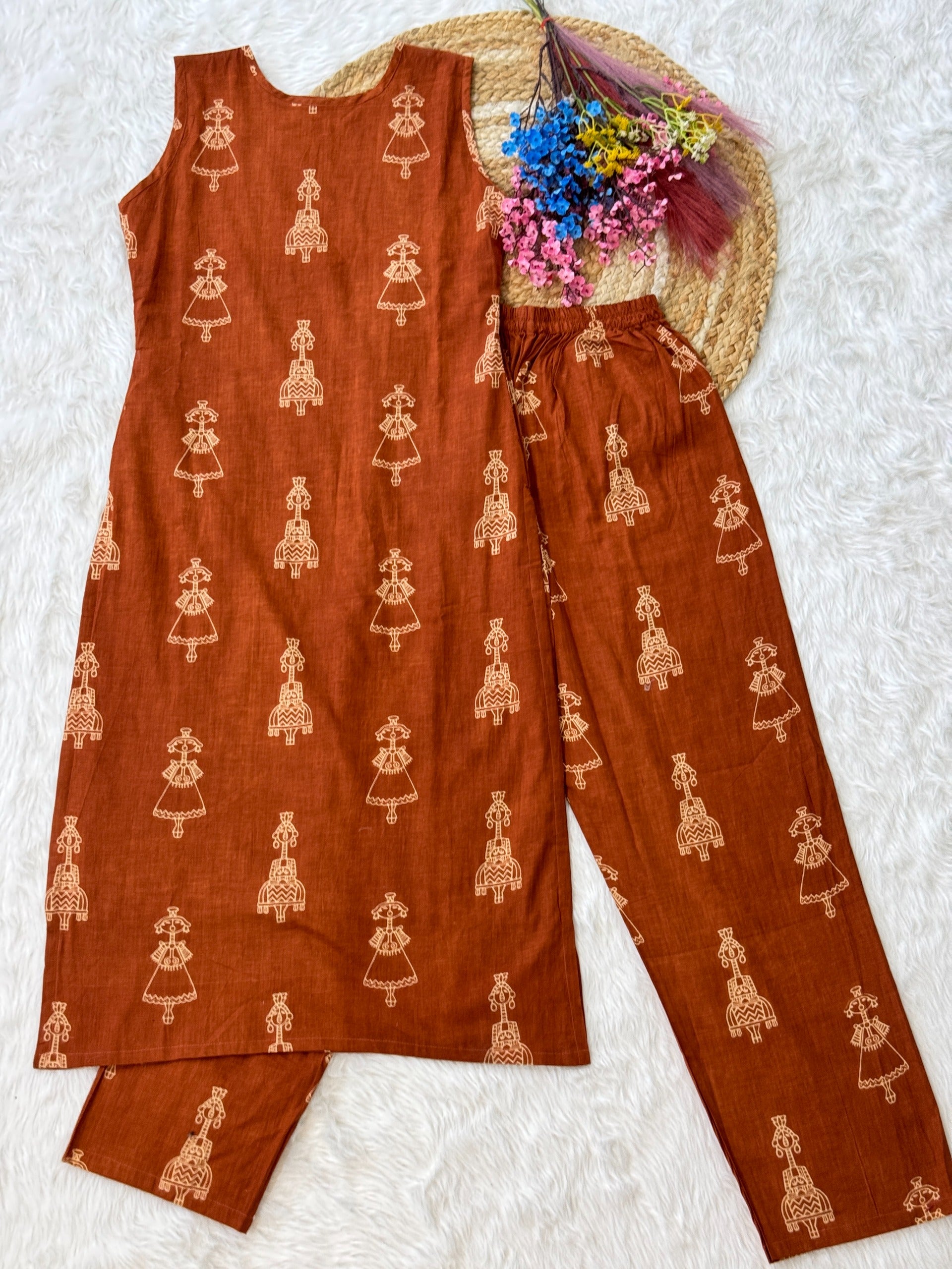 Modern Ethnic Wear Kurta set Set for Girls