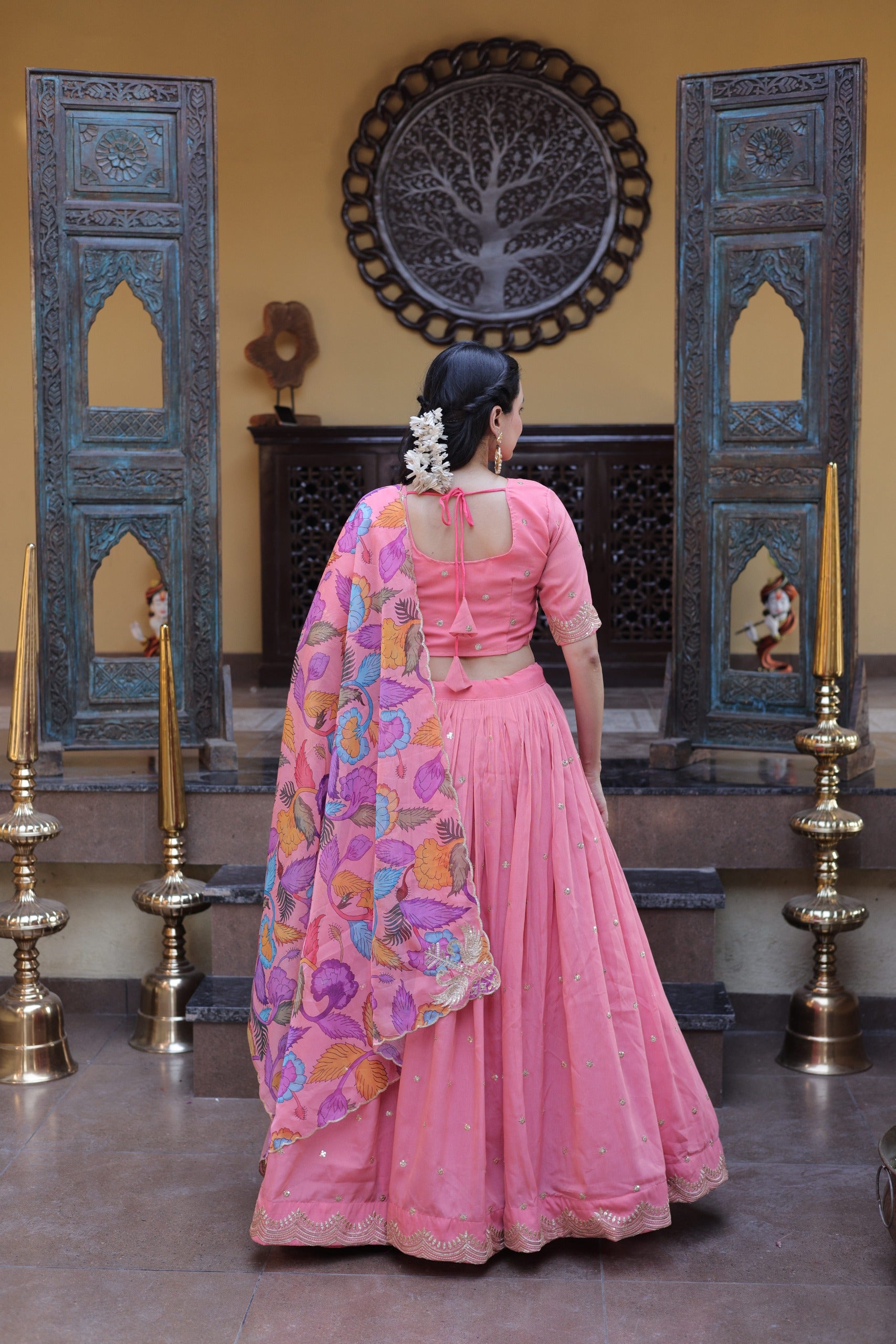 Lehenga Choli Cosmos silk