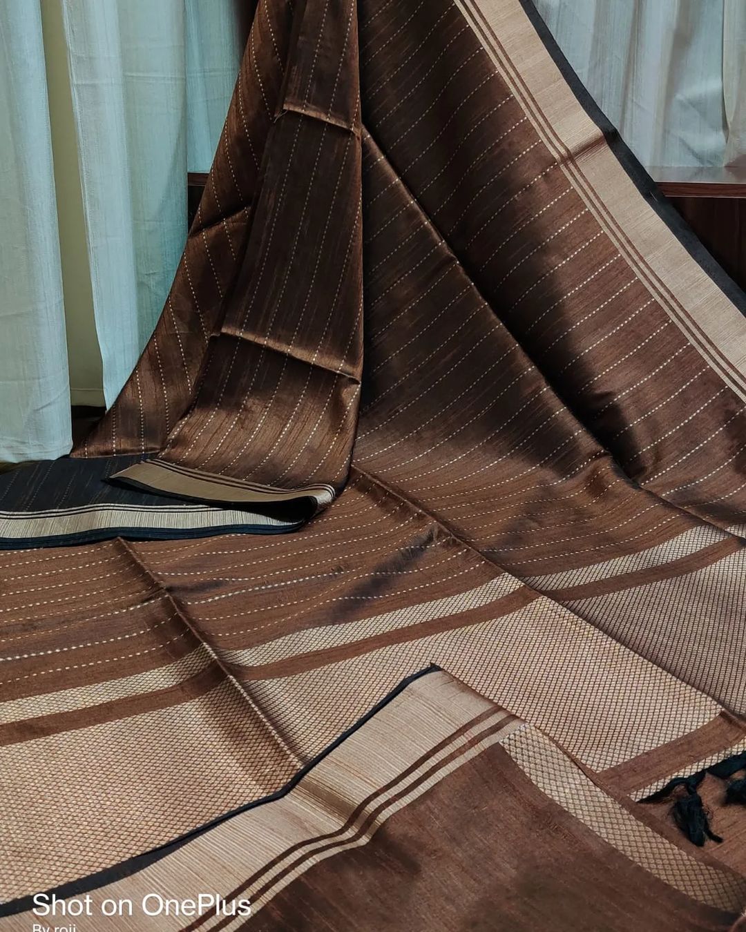 Shikha -Luxurious Silk saree Stripe Saree