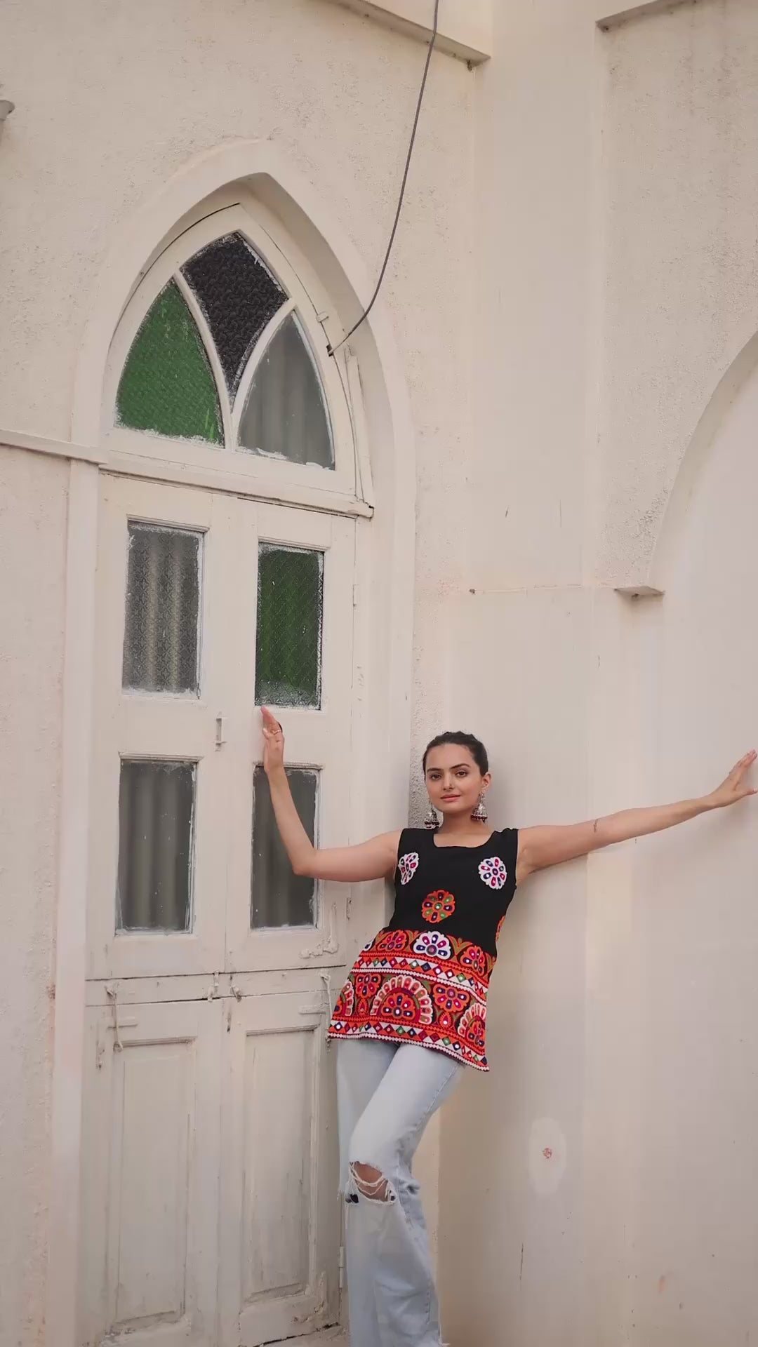 Georgette Kutchi Gamthi Work