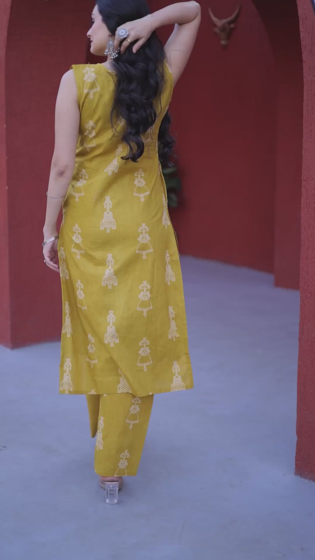 Modern Ethnic Wear Kurta set Set for Girls